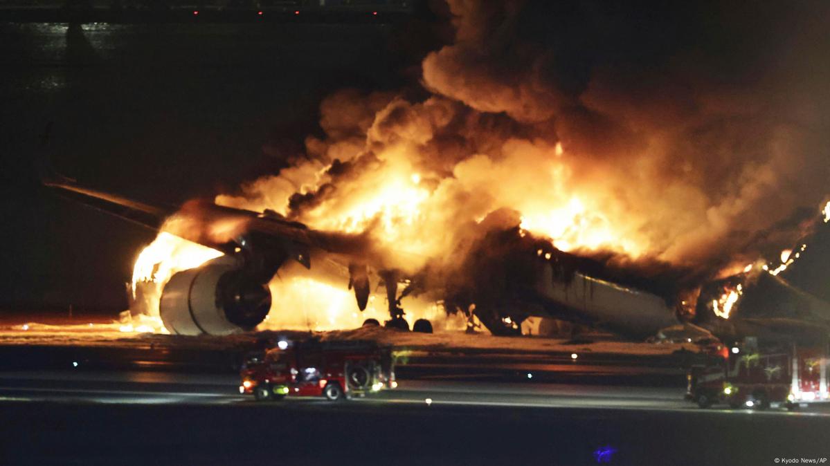 Collision à l'aéroport de Tokyo-Haneda