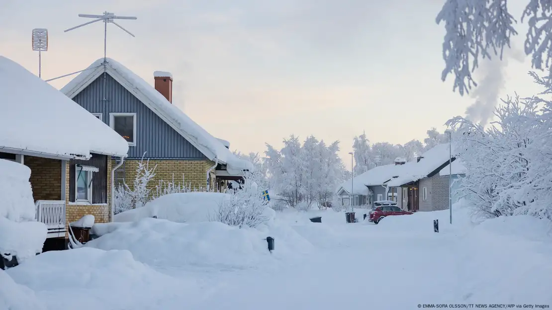 Frio extremo provoca caos no norte da Europa