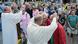 Married and same-sex couples take part in a public blessing ceremony in front of the Cologne Cathedral in Cologne, Germany, Wednesday, Sept. 20, 2023. Married and same-sex couples take part in a public blessing ceremony in front of the Cologne Cathedral in Cologne, Germany, Wednesday, Sept. 20, 2023.