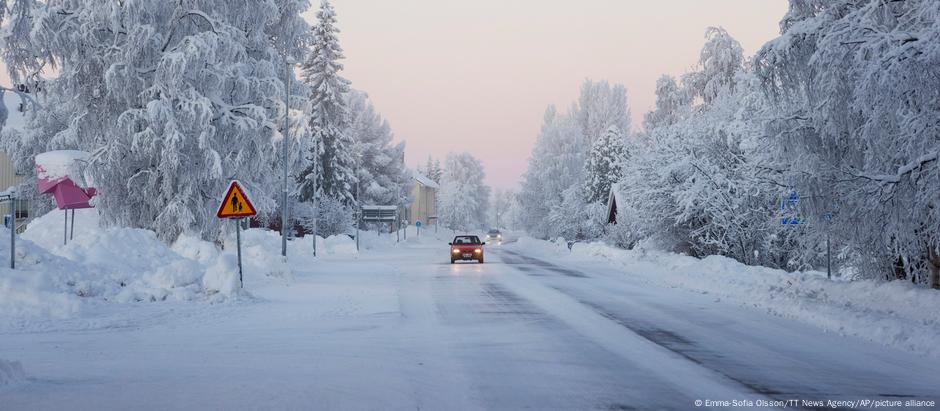 -40º C: Há 25 anos que não fazia tanto frio na Suécia como nos primeiros dias de 2024