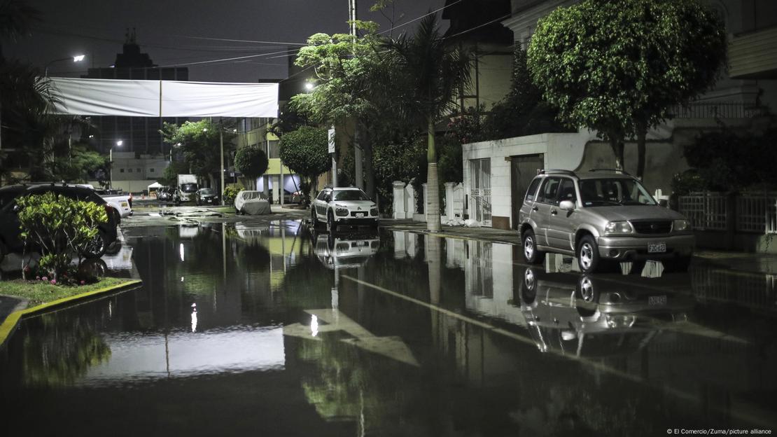 Inundación en Lima.  Inundación en Lima.