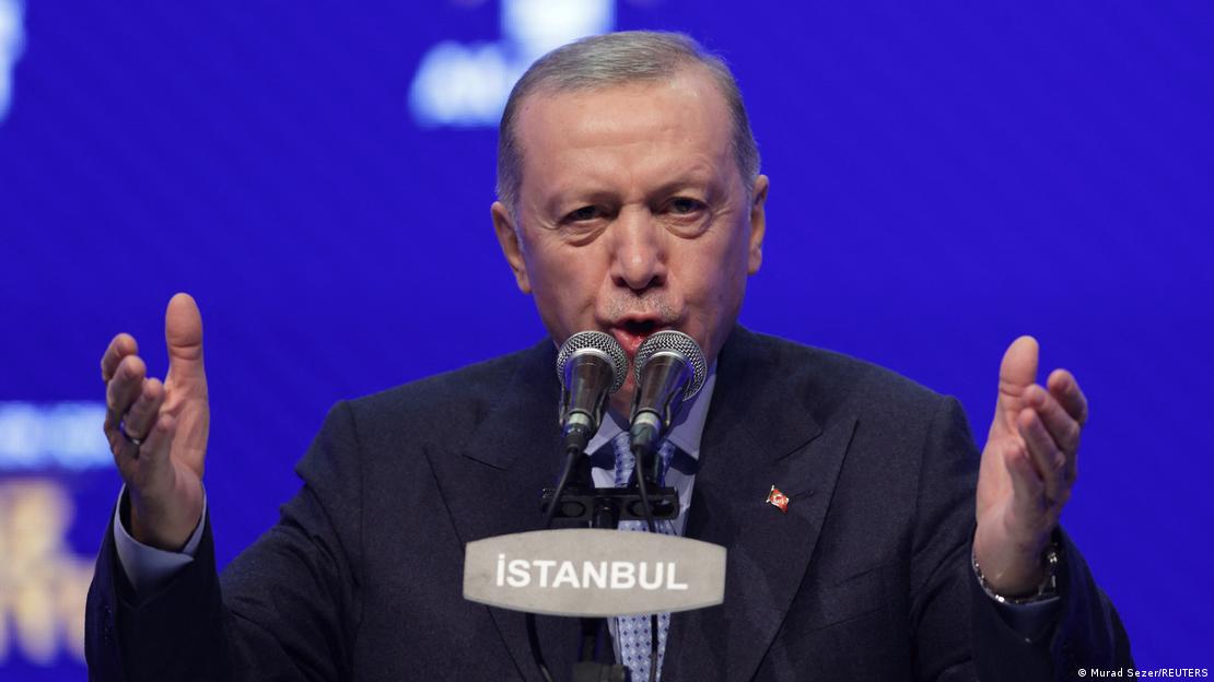 Ο πρόεδρος Ερντογάν σε ομιλία του στην Κωνσταντινούπολη