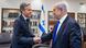 Antony Blinken cumprimenta Benjamin Netanyahu em Tel Aviv Antony Blinken cumprimenta Benjamin Netanyahu em Tel Aviv