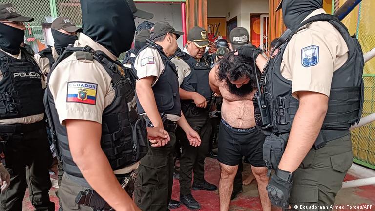Detención en Guayaquil del narcotraficante Adolfo Macías, alias "Fito", líder de la organización criminal Los Choneros