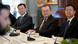 Liu Jianchao (en el centro), sentado a la mesa de negociaciones junto a otros funcionarios chinos durante su reunión con el entonces secretario de Estado estadounidense, Antony Blinken (que no sale en la imagen), en Washington el 12 de enero de 2024. Liu Jianchao (en el centro), sentado a la mesa de negociaciones junto a otros funcionarios chinos durante su reunión con el entonces secretario de Estado estadounidense, Antony Blinken (que no sale en la imagen), en Washington el 12 de enero de 2024.