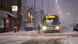 A bus drops off a commuter near the Berwyn Metra stop as a winter storm hits the Chicago area with heavy snow A bus drops off a commuter near the Berwyn Metra stop as a winter storm hits the Chicago area with heavy snow