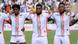 Mauritania players sing national anthem during a 2023 Africa Cup of Nations qualifier Mauritania players sing national anthem during a 2023 Africa Cup of Nations qualifier