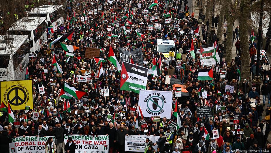 Propalestinske demonstracije u Londonu, 13.01.2024.