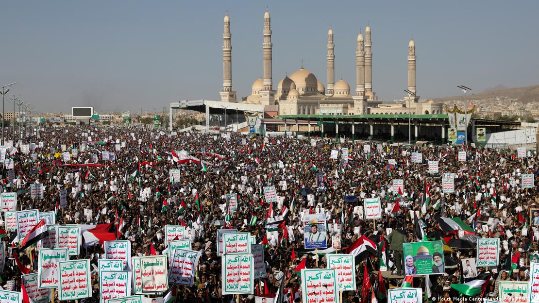 Manifestación en Yemen.