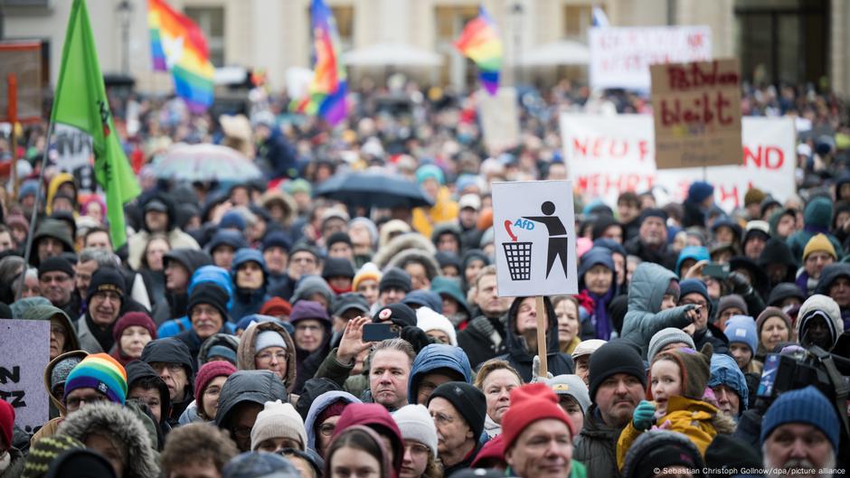 Demonstracije protiv desničara u Potsdamu (14.1.) su reakcija na održavanje tajnog sastanka ekstremista u tom gradu