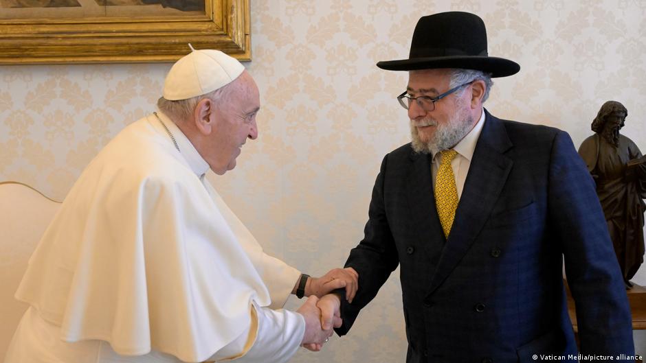 Rabin Goldšmit bio je gost pape Franje u oktobru 2022.