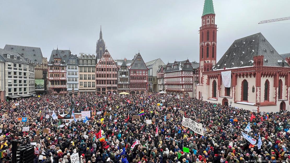 Protesta kundër së djathtës/AfD, Frankfurt mbi Main