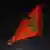 A flag flying with the image of the god Rama at a site of a Hindu temple in Uttar Pradesh