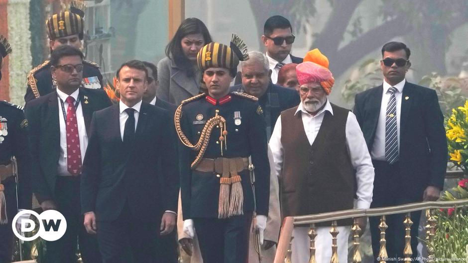 India: Macron attends India's 75th Republic Day parade