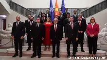 28.01.2024 Nord-Mazedonien Skopje | Die neue Regierung Nordmazedoniens unter Talat Xhaferi.