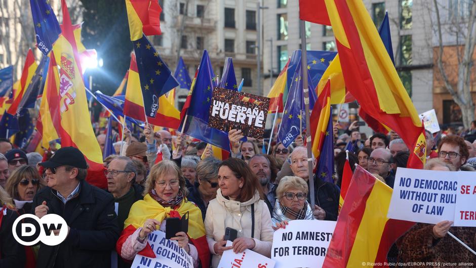 Spain: Mass rally in Madrid against Catalan amnesty bill