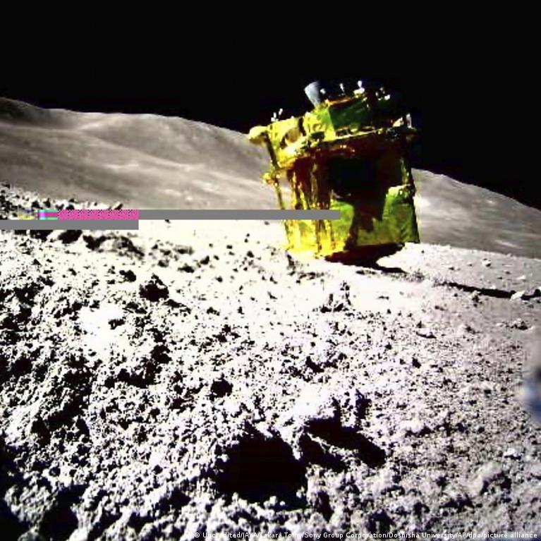 Japan's moon lander wakes up after long, cold lunar night