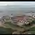 Luftaufnahme des Geländes der Online-Betrugsfabrik KK Park