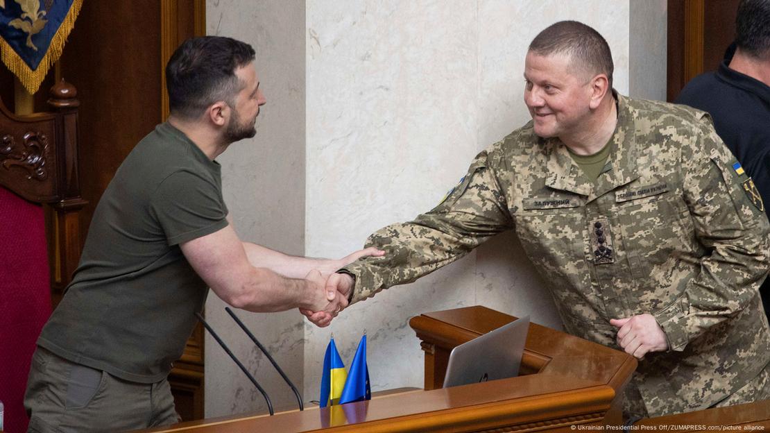 Володимир Зеленски  и Валери Залужни през юли 2022 година