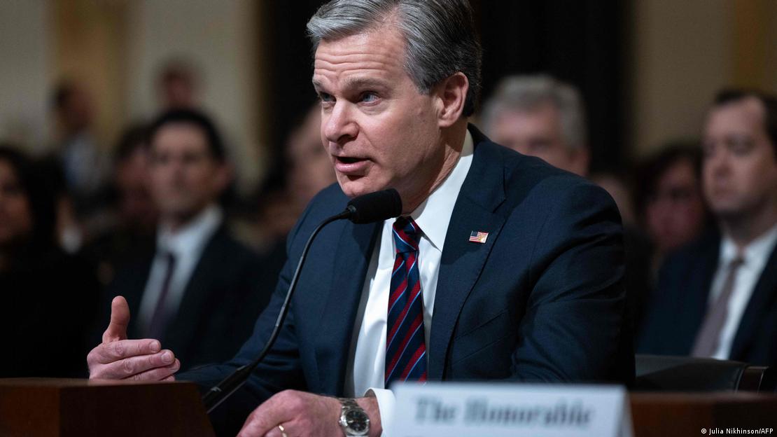Dönemin Federal Soruşturma Bürosu (FBI) Başkanı Christopher Wray