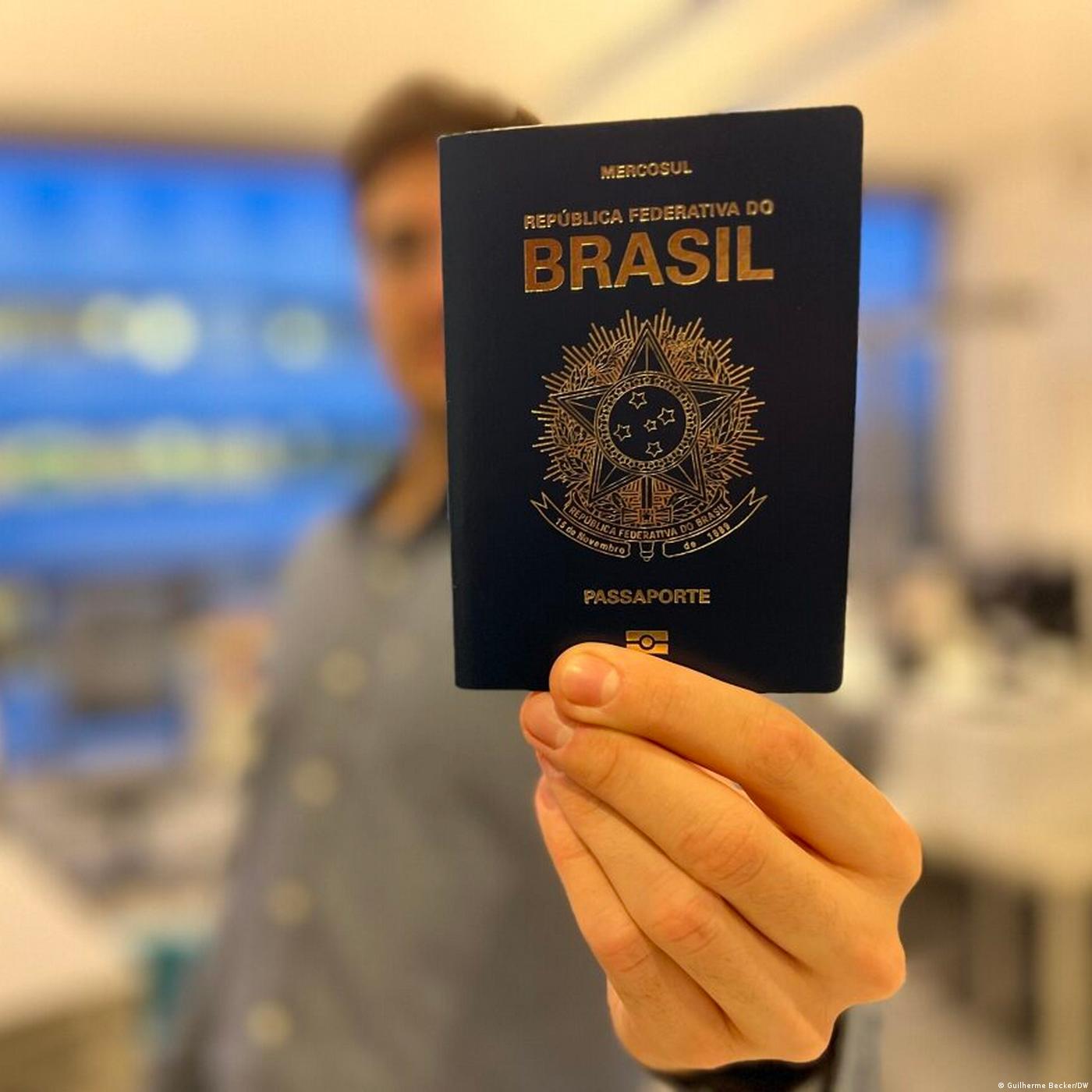 Passaporte brasileiro, um dos mais fortes do mundo