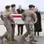 Президент США Джо Байден на церемонии похорон американских солдат, погибших в Иордании