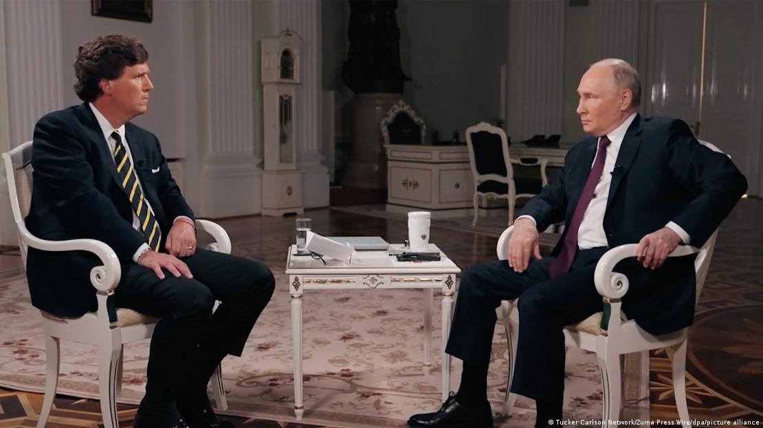 Такер Карлсон води интервју со Владимир Путин