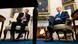 Scholz i Biden przy kominku w Gabinecie Owalnym Scholz i Biden przy kominku w Gabinecie Owalnym