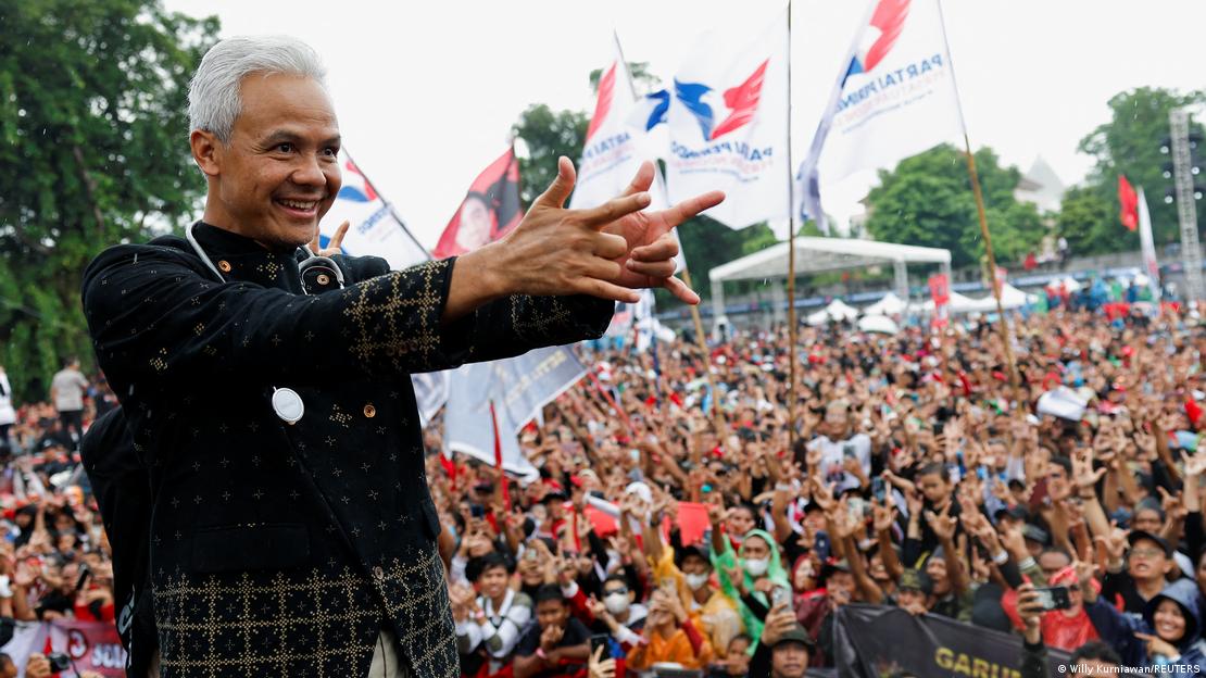 Presidential candidate Ganjar Pranowo is a former governor of Central Java ProvinceImage: Willy Kurniawan/REUTERS