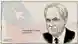 Caricatura "Duelo en Chile": el retrato del expresidente fallecido con la bandera chilena de fondo y la inscripción "Sebastián Piñera 1949-2024".