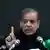 Shehbaz Sharif addressing a press conference