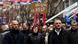 Демонстранты на севере Косово протестуют против введения евро Демонстранты на севере Косово протестуют против введения евро