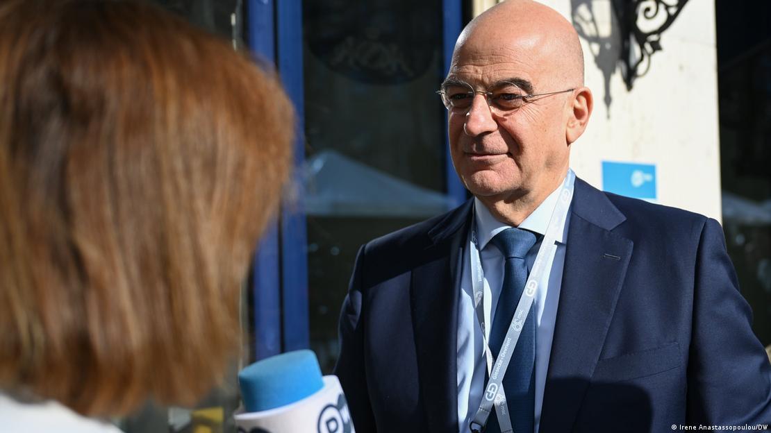 El ministro de Defensa de Grecia, Nikos Dendias, en el MSC de Múnich.