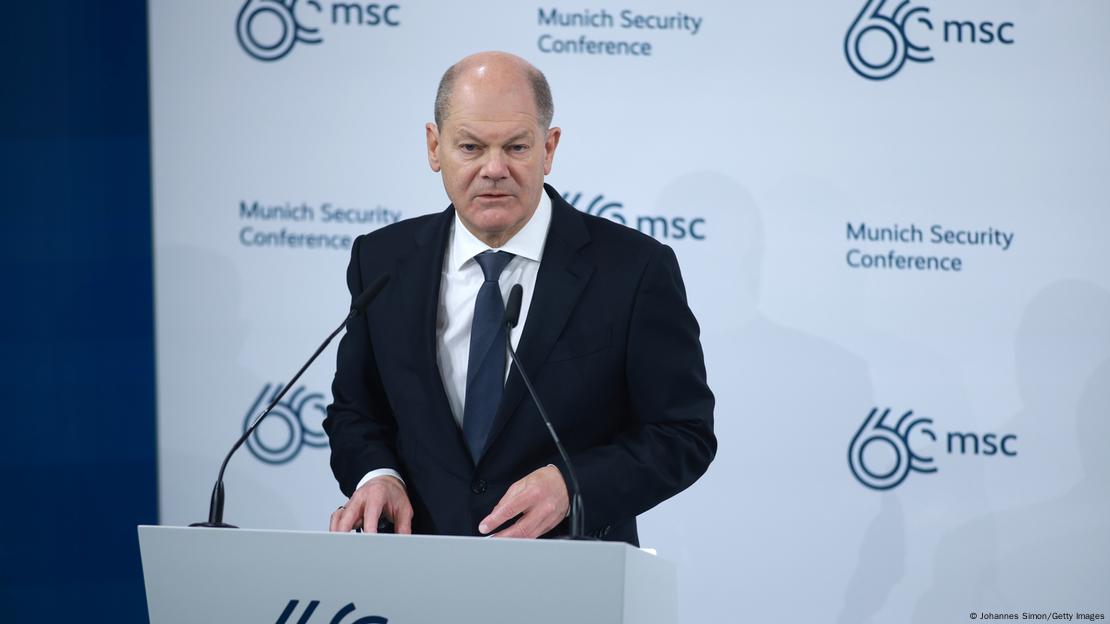 Deutschland | Münchener Sicherheitskonferenz | Bundeskanzler Olaf Scholz