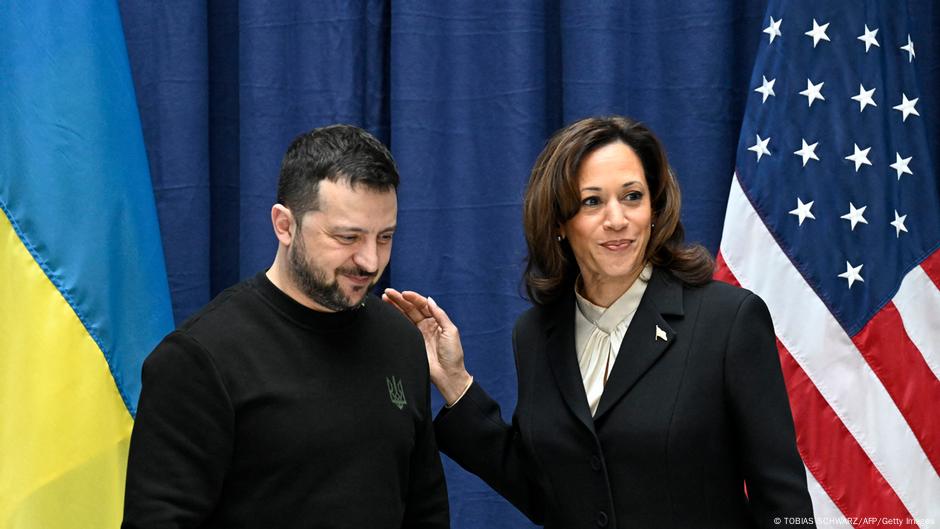 Volodimir Zelenski i Kamala Haris na Minhenskoj bezbednosnoj konferenciji, 17. 02. 2024.