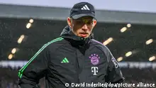 Fußball: Bundesliga, VfL Bochum - Bayern München, 22. Spieltag, Vonovia Ruhrstadion. Münchens Cheftrainer Thomas Tuchel kommt ins Stadion.