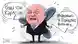 Карикатура DW - карикатурный российский пропагандист Дмитрий Киселев с пропеллером на спине говорит: "Буду как Карлсон. Интервью у Байдена возьму..."