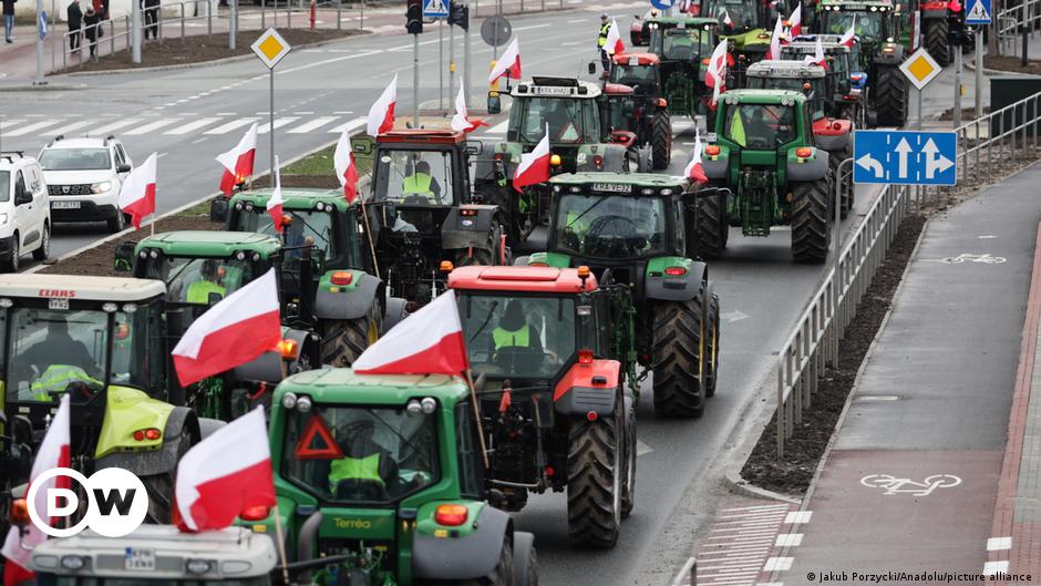 Polish farmers block Ukraine border in grain import protest