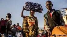 Südsudan Renk | Sudanesische Flüchtlinge fliehen vor dem Konflikt im Sudan