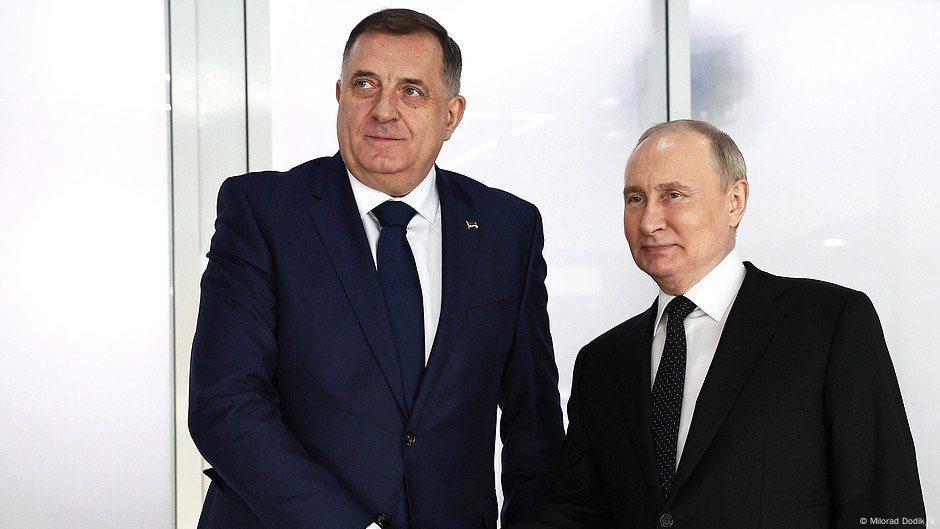 Milorad Dodik i Vladimir Putin: na zahtev Rusije hitna sednica Saveta bezbednosti 6. marta o BiH