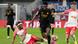 O jogador Vinicius Jr. jogando em campo O jogador Vinicius Jr. jogando em campo