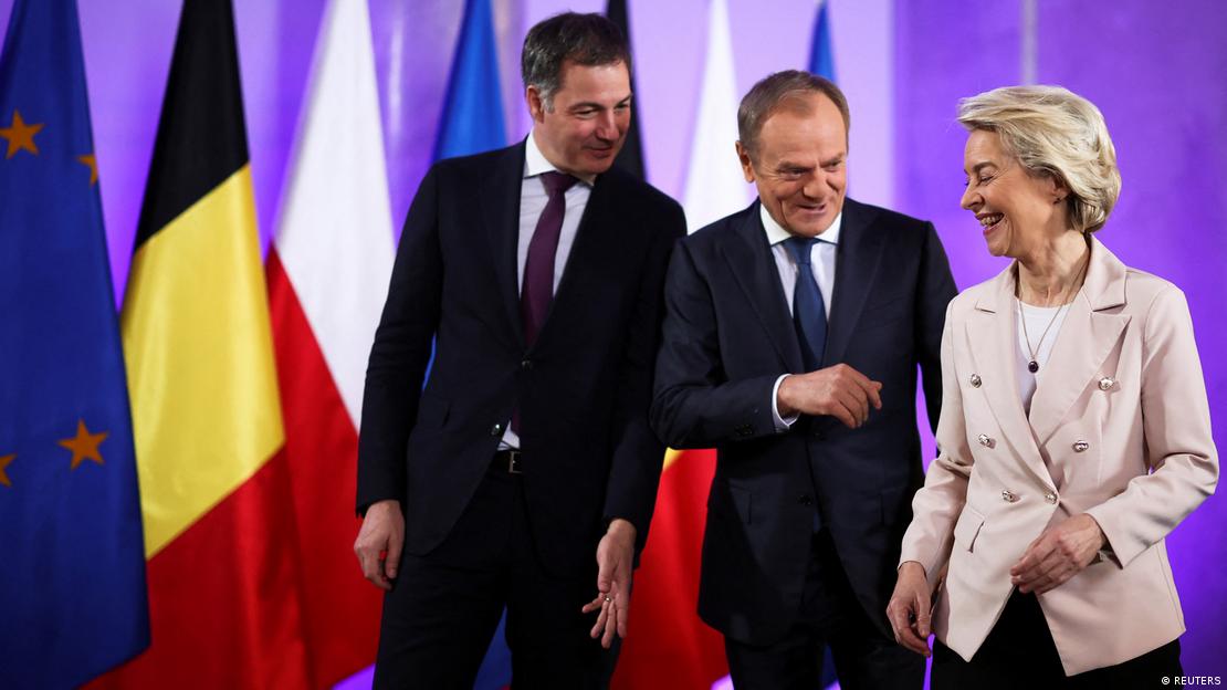 Ursula von der Leyen, Kryetare e Komisionit Evropian me Donald Tusk në Poloni