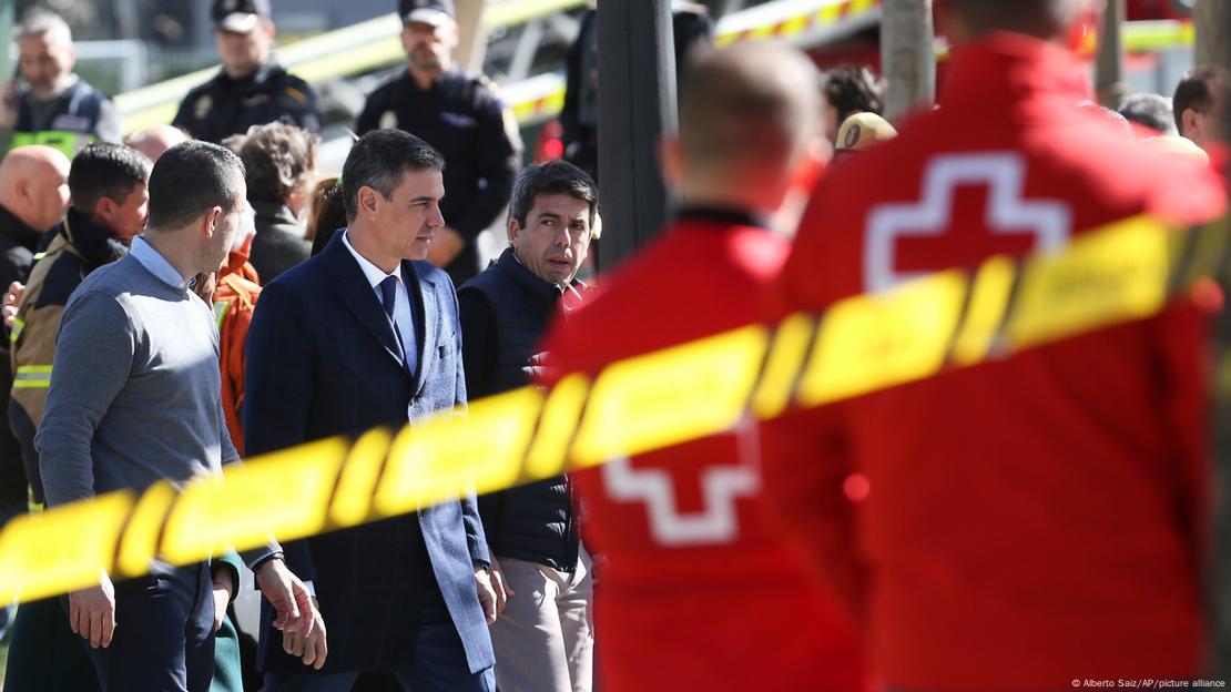 El presidente del Gobierno de España, Pedro Sánchez, visitó la zona de la tragedia el viernes.