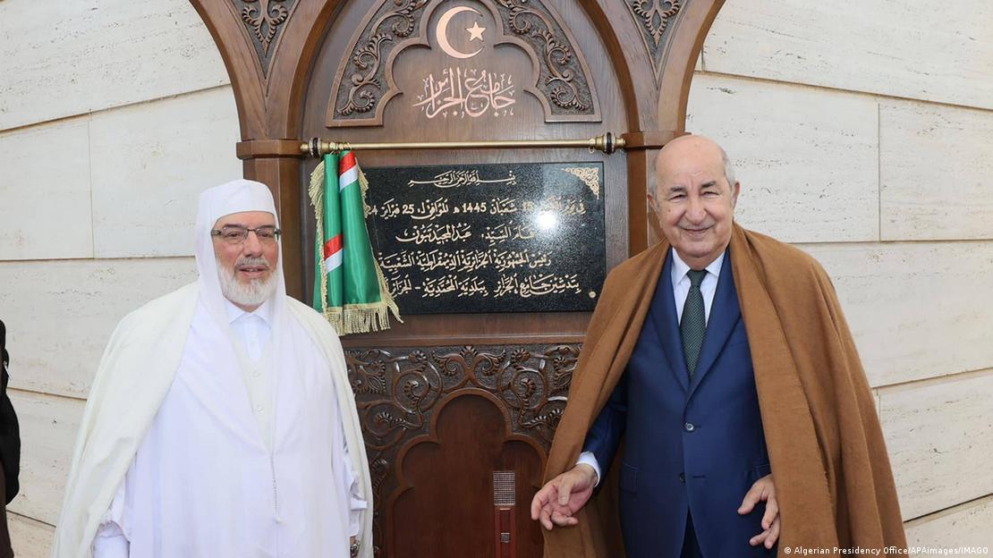 Algerian President Abdelmadjid Tebboune inaugurated the third largest mosque in the world, Algiers Mosque , in the capital, Algiers, Algeria, on 25 February 2024. Algerian President Abdelmadjid Tebboune inaugurated the third largest mosque in the world, Algiers Mosque , in the capital, Algiers, Algeria, on 25 February 2024.