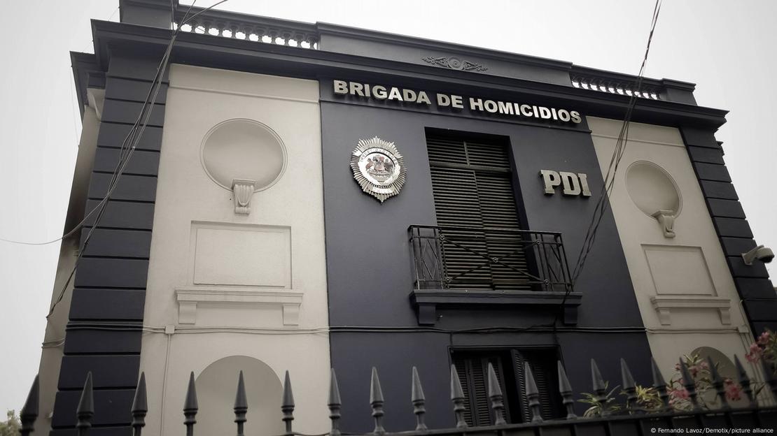 Imagen de la sede de la brigada de homicidios de la Policía de Investigaciones de Chile (PDI).