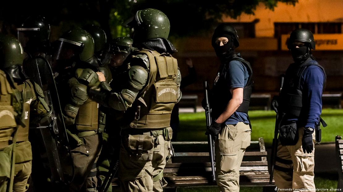 Imagen de archivo de agentes de la Policía Criminal de Chile en Osorno.