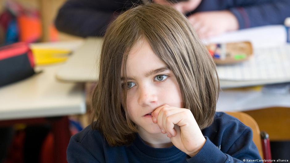 Devojčica koja pohađa 3, razred u Nemačkoj