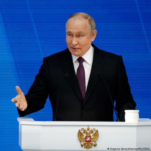 Ρωσία |  Ο Πρόεδρος Πούτιν εκφωνεί ομιλία για την κατάσταση της Ένωσης