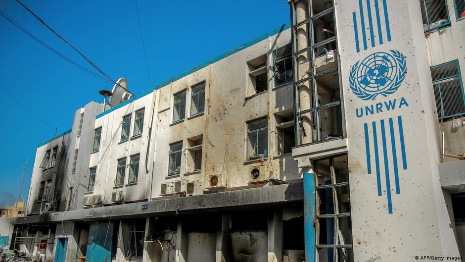 Sedište UNRWA u gradu Gazi oštećeno u borbama (arhivska fotografija)
