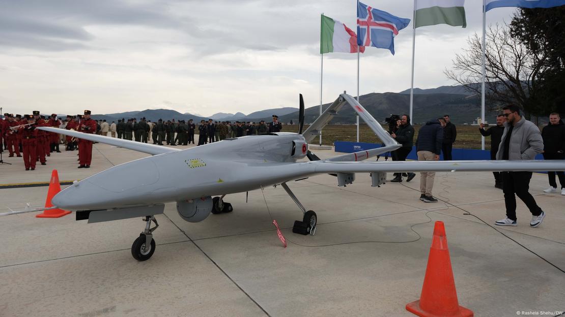 Bayraktar u zračnoj NATO-bazi Kuçovë u Albaniji 